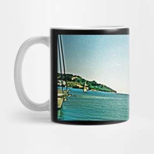 Sea boat sailing Mug